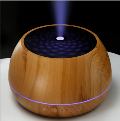 Luxury Multifunction 1000ml 7 Colors Essential Oil Aroma Diffuser Blue tooth With Negative Ion Purification