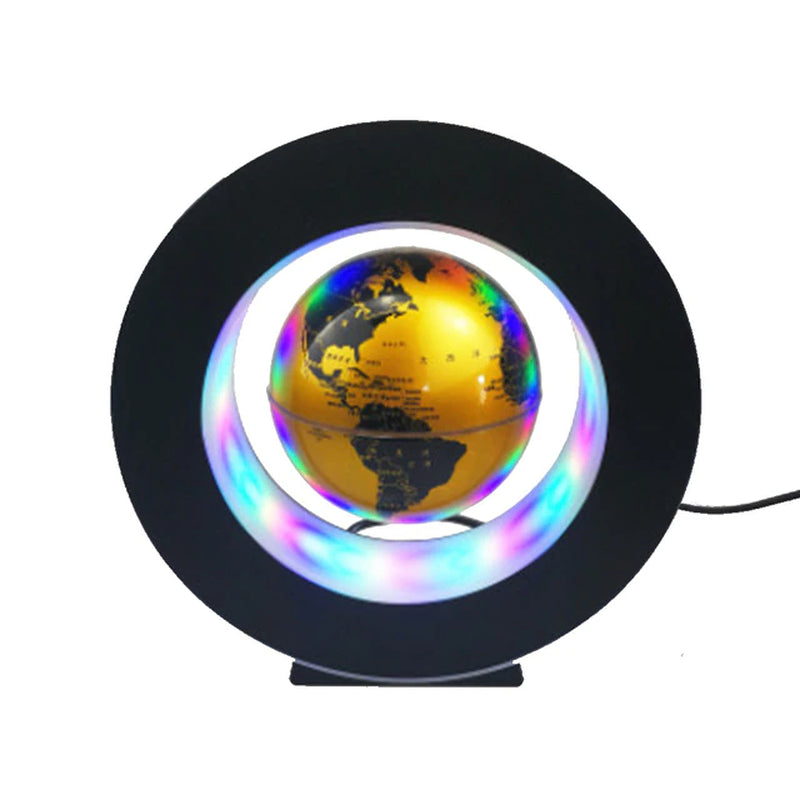 Levitating Lamp Magnetic Levitation Globe LED World Floating Lamp Rotating Globe Lights Bedside Lights Novelty Christmas Gifts