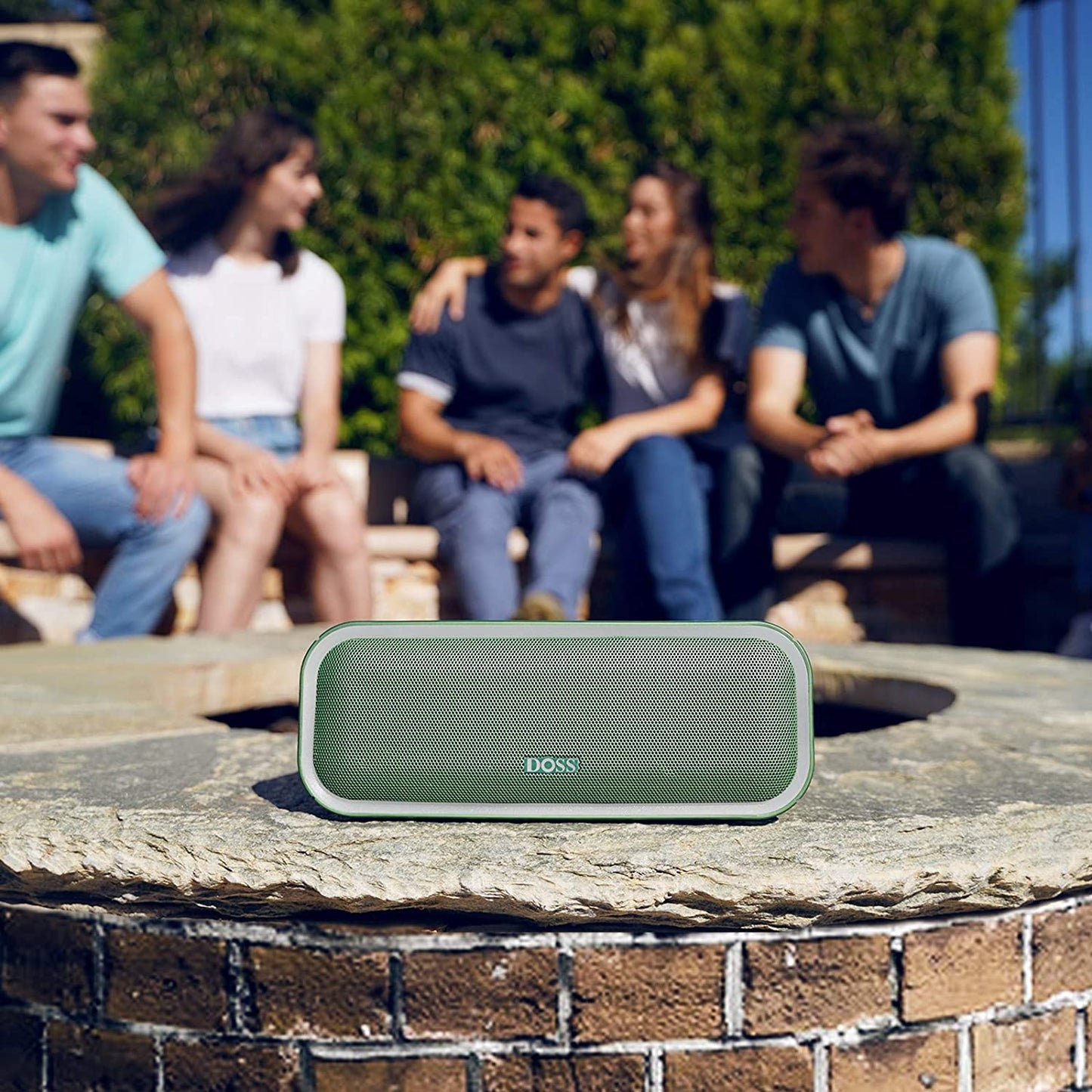 Bluetooth Speaker, Soundbox Pro+ Wireless Bluetooth Speaker with 24W Impressive Sound, Booming Bass, IPX6 Waterproof, 15Hrs Playtime, Wireless Stereo Pairing, Mixed Colors Lights, 66 FT- Grey